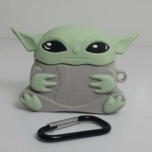 Baby Yoda PVC Case for Airpod Pro Case 3D Keychain Latch Hook Included